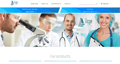Desktop Screenshot of medicaltextile.net